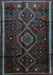 Southwestern Light Blue Country Rug, tr650lblu