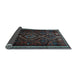 Sideview of Southwestern Light Blue Country Rug, tr650lblu