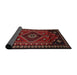 Sideview of Traditional Red Persian Rug, tr651