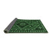 Sideview of Persian Emerald Green Traditional Rug, tr651emgrn
