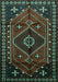 Persian Turquoise Traditional Rug, tr651turq