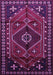 Machine Washable Persian Purple Traditional Area Rugs, wshtr651pur