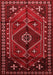 Persian Red Traditional Area Rugs