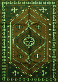 Persian Green Traditional Rug, tr651grn