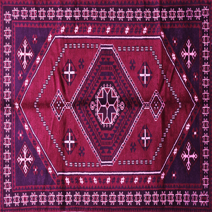 Square Persian Pink Traditional Rug, tr651pnk