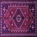 Square Machine Washable Persian Purple Traditional Area Rugs, wshtr651pur