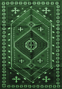 Persian Emerald Green Traditional Rug, tr651emgrn