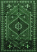 Persian Emerald Green Traditional Rug, tr651emgrn