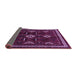 Sideview of Southwestern Purple Country Rug, tr652pur