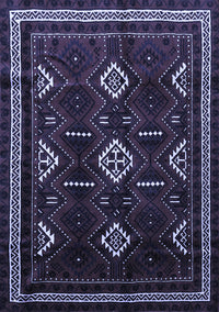 Southwestern Blue Country Rug, tr652blu