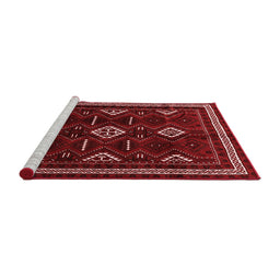 Country Red Washable Rugs