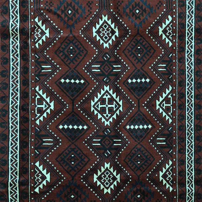Southwestern Light Blue Country Rug, tr652lblu
