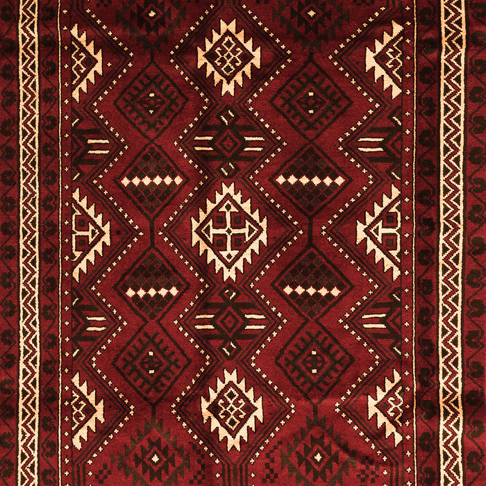 Southwestern Orange Country Rug, tr652org