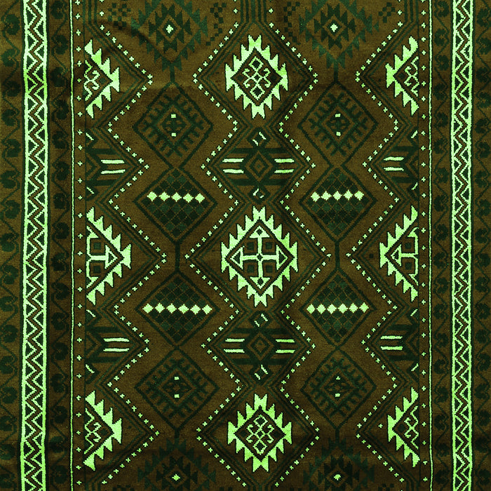 Southwestern Green Country Rug, tr652grn