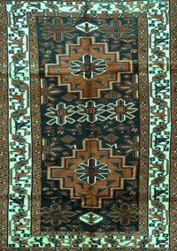 Persian Turquoise Traditional Rug, tr653turq