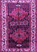 Machine Washable Persian Purple Traditional Area Rugs, wshtr653pur