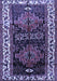 Machine Washable Persian Blue Traditional Rug, wshtr653blu