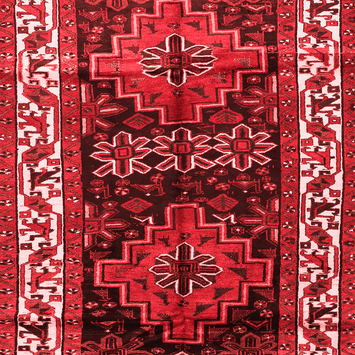 Machine Washable Persian Red Traditional Rug, wshtr653red