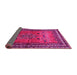 Sideview of Persian Pink Traditional Rug, tr654pnk