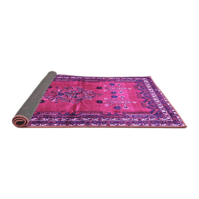 Sideview of Persian Purple Traditional Rug, tr654pur