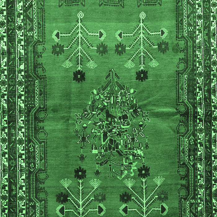 Persian Emerald Green Traditional Rug, tr654emgrn
