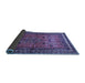 Sideview of Persian Blue Traditional Rug, tr654blu