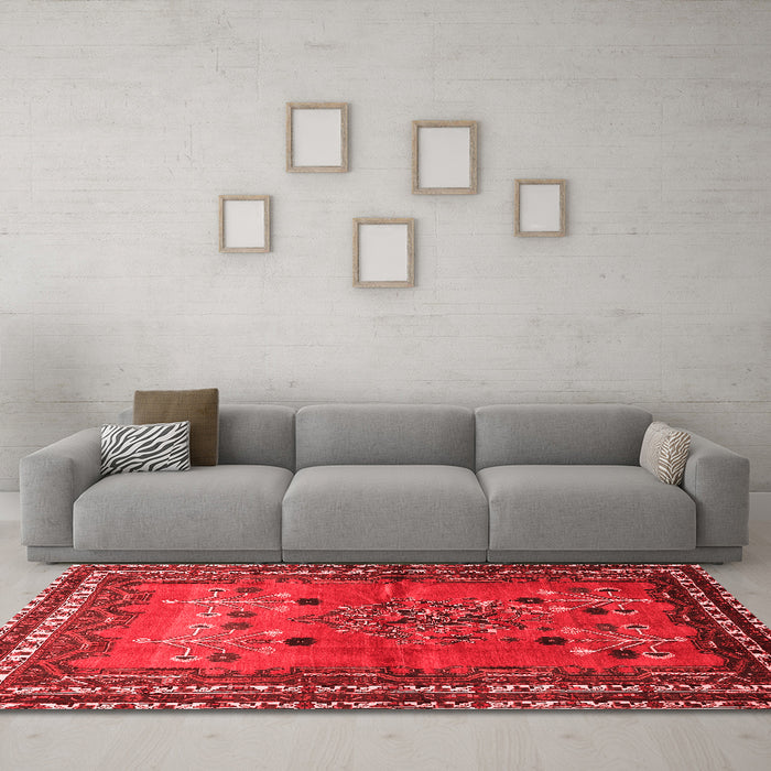 Traditional Red Washable Rugs