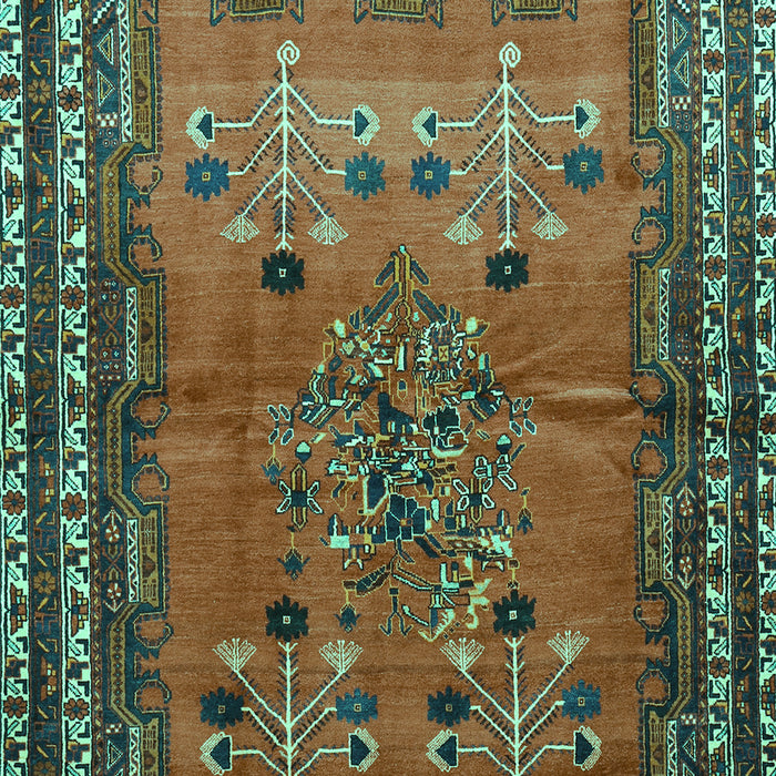 Persian Turquoise Traditional Rug, tr654turq