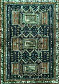 Persian Turquoise Traditional Rug, tr655turq