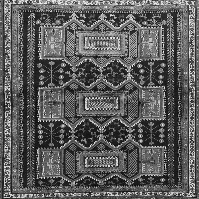 Serging Thickness of Persian Gray Traditional Rug, tr655gry