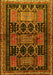 Persian Yellow Traditional Rug, tr655yw