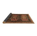 Sideview of Persian Brown Traditional Rug, tr655brn