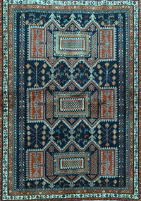 Persian Light Blue Traditional Rug, tr655lblu