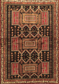 Persian Brown Traditional Rug, tr655brn