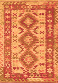 Southwestern Orange Country Rug, tr656org