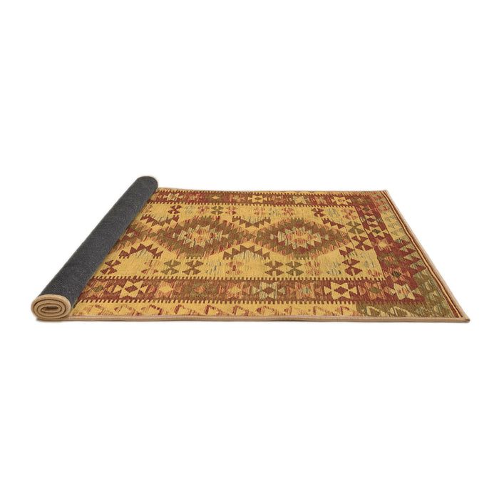 Sideview of Southwestern Brown Country Rug, tr656brn