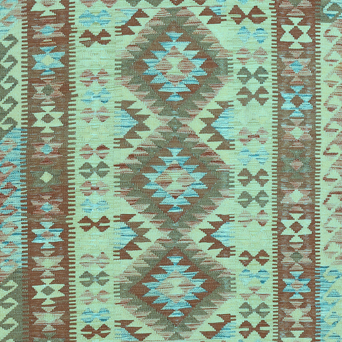 Machine Washable Southwestern Light Blue Country Rug, wshtr656lblu