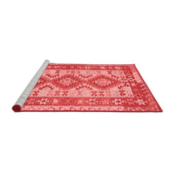 Country Red Washable Rugs