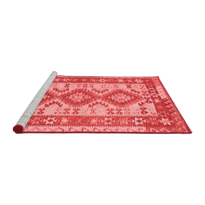 Country Red Washable Rugs