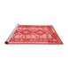 Country Red Washable Rugs