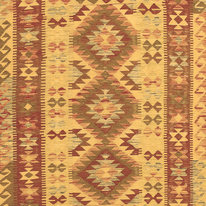 Machine Washable Southwestern Brown Country Rug, wshtr656brn