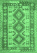 Southwestern Emerald Green Country Rug, tr656emgrn