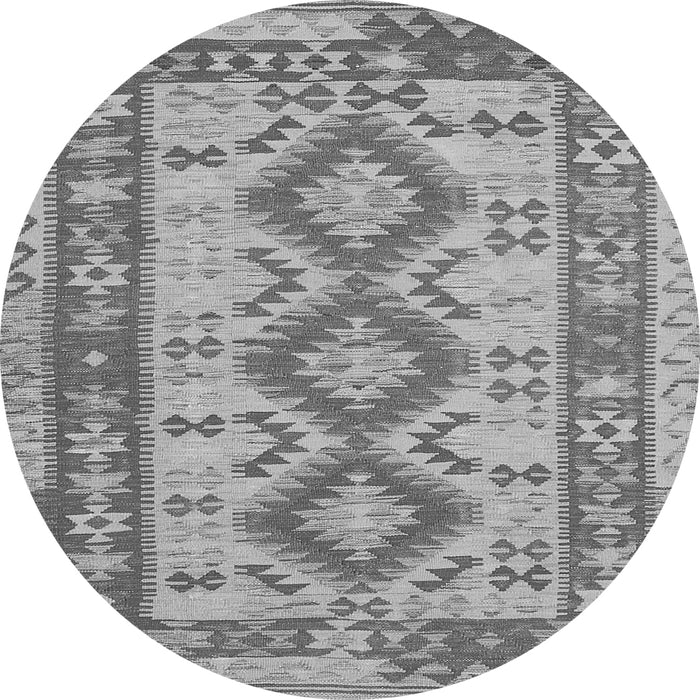 Machine Washable Southwestern Gray Country Rug, wshtr656gry