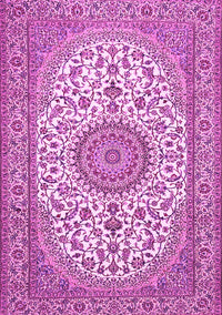 Medallion Pink Traditional Rug, tr657pnk