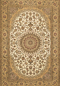 Medallion Brown Traditional Rug, tr657brn