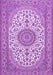 Medallion Purple Traditional Rug, tr657pur