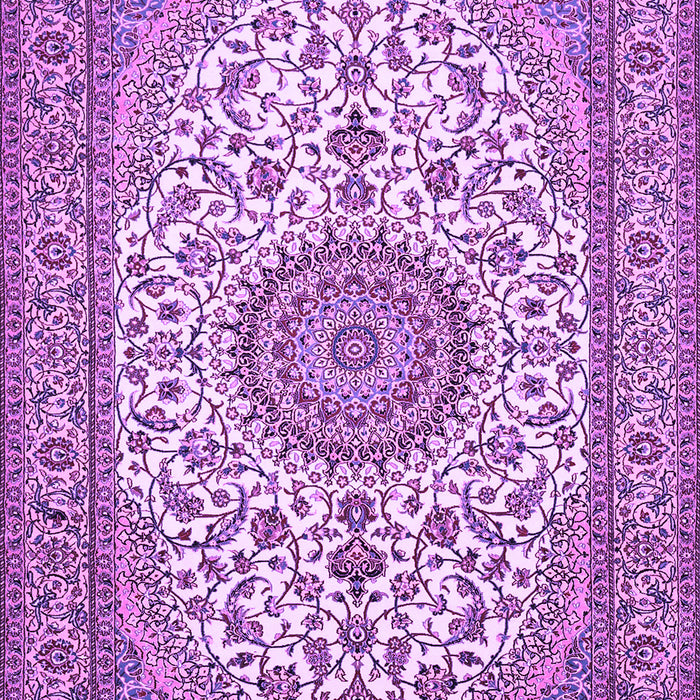 Medallion Purple Traditional Rug, tr657pur