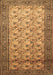 Persian Brown Traditional Rug, tr658brn