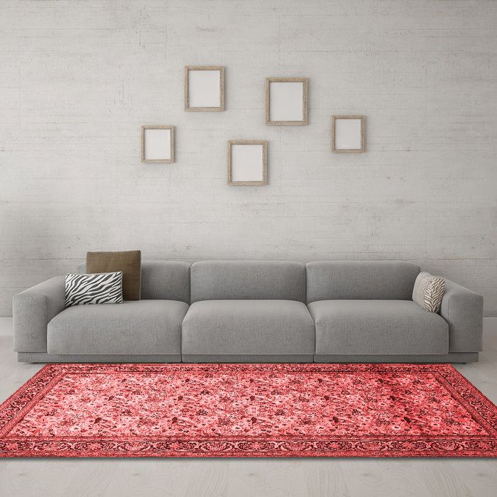 Traditional Red Washable Rugs