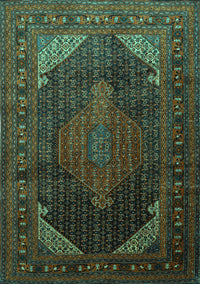 Persian Turquoise Traditional Rug, tr659turq